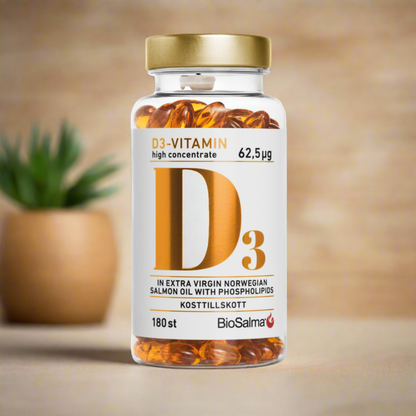 Vitamin D3 (2500IU), 180 capsules