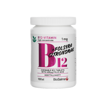 Витамин B12 с фолиевой кислотой, 100 таблеток