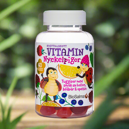 Мультивитамины для детей "BORUŽĖS", 60 жевательных конфет 